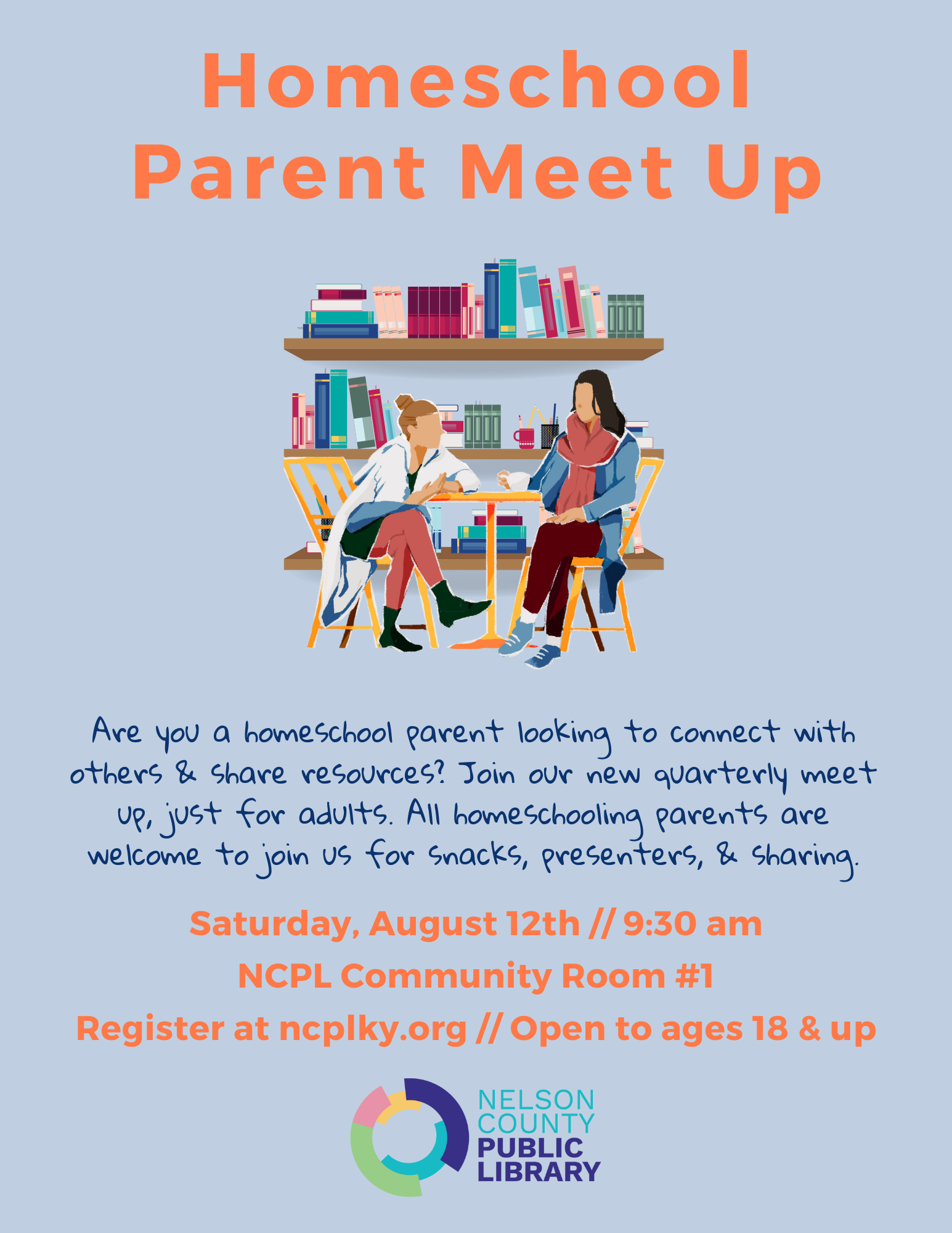 Homeschool Parent Meet Up - Main Branch