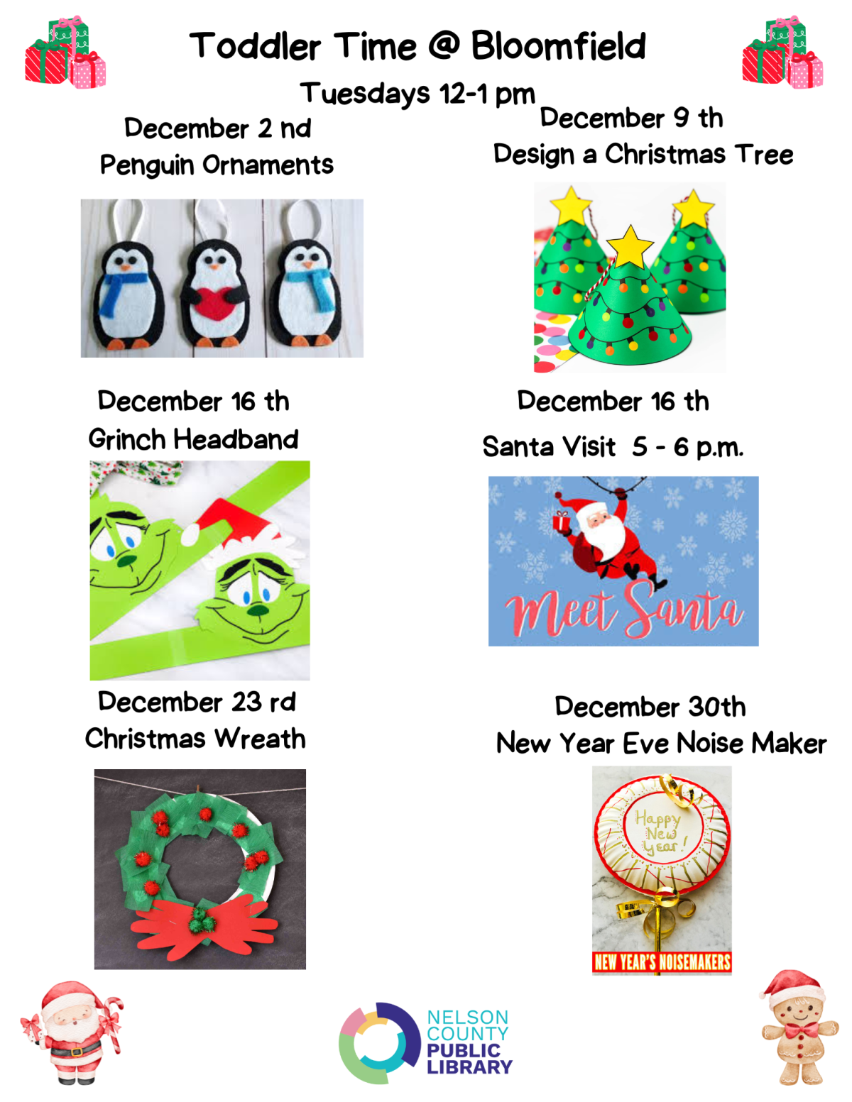 Toddler Time Bloomfield Branch