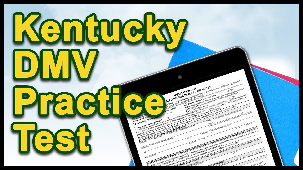 Image result for practice drivers test ky images